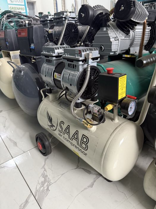 Безшумный воздушный компрессор SAAB air kompressor bezshumniy 9L