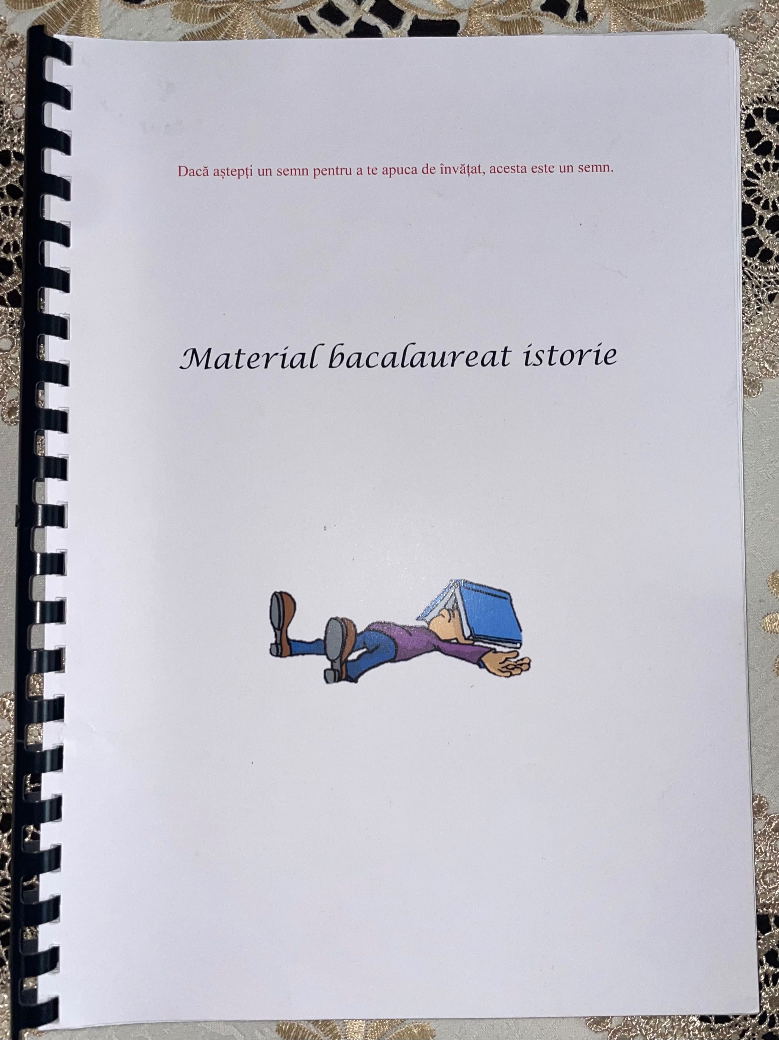 Material bacalaureat ISTORIE