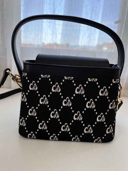 Ciel кокетна малка чанта от естествена кожа и плат