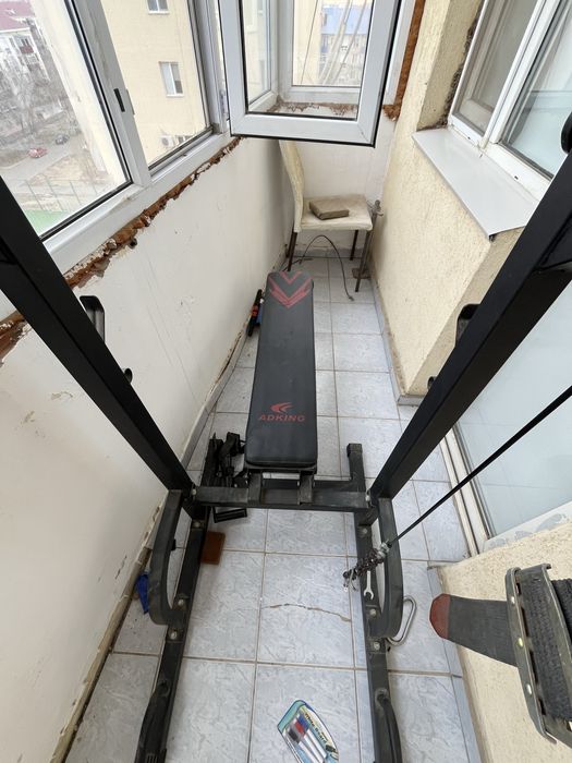 Турник + Лежак + Брусья в подарок + Блок с тросом.