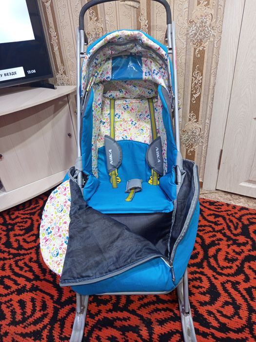 Санки коляска  зима