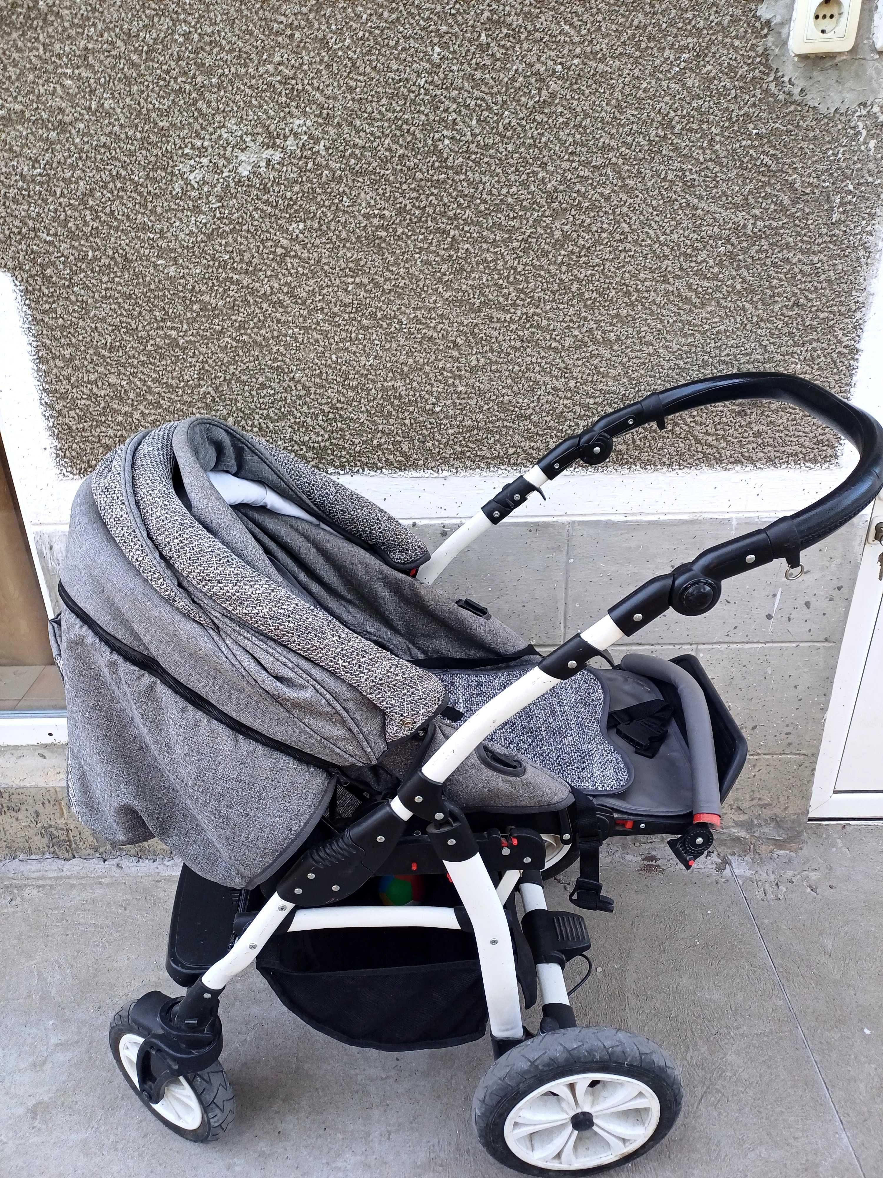 Комбинирана количка 'Kara air 3в1' grey