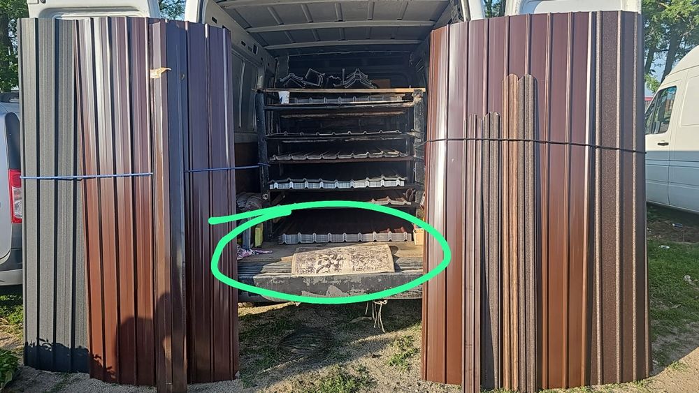 Vand tabla cutata zincata și color mat