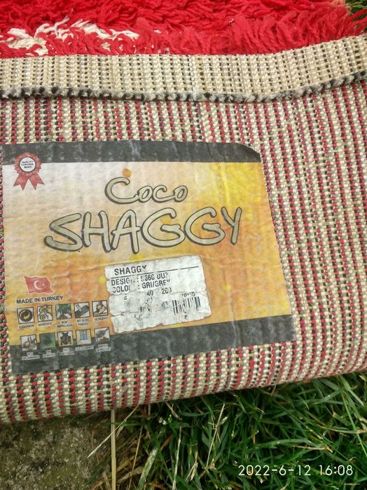Килим 140х200 с дълъг косъм shaggy шаги рошав