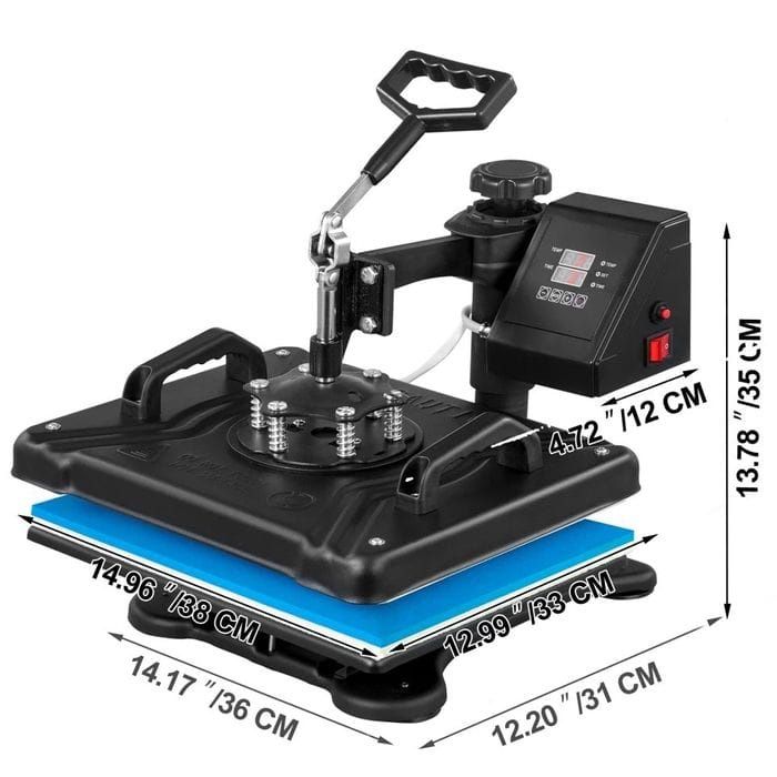 Presa Termica 5 in 1 imprimat Personalizari Tricouri Canin Sepci Plach