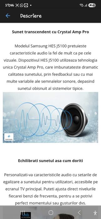 Sistem Home Cinema Samsung 5.1