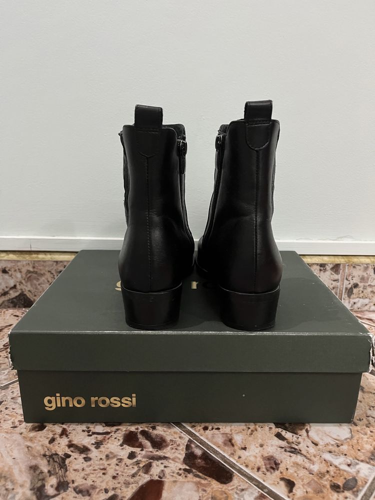 Botine din piele naturală Gino Rossi (Second Hand)