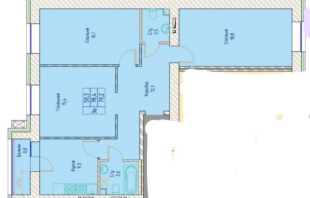 3 комнантая Керей комфорт 30.7 млн!!