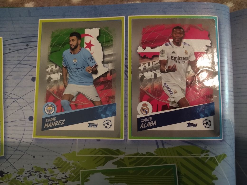 VAND URGENT!Catalog fotbaliști Topps 2023 UEFA champions league