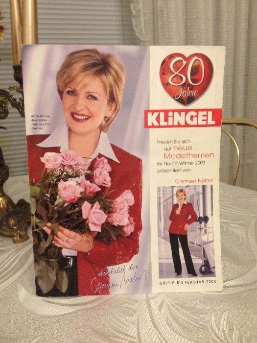 KLINGEL 2003 г. Немско луксозно списание мода бижута и дома 698 стр.