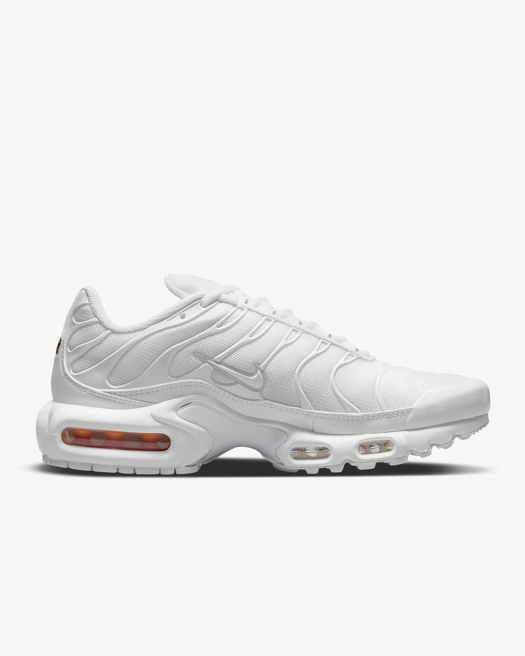 (от/до 36-44 номер) Nike Air Max TN Plus Triple White (НАЙ-ПРОДАВАН)