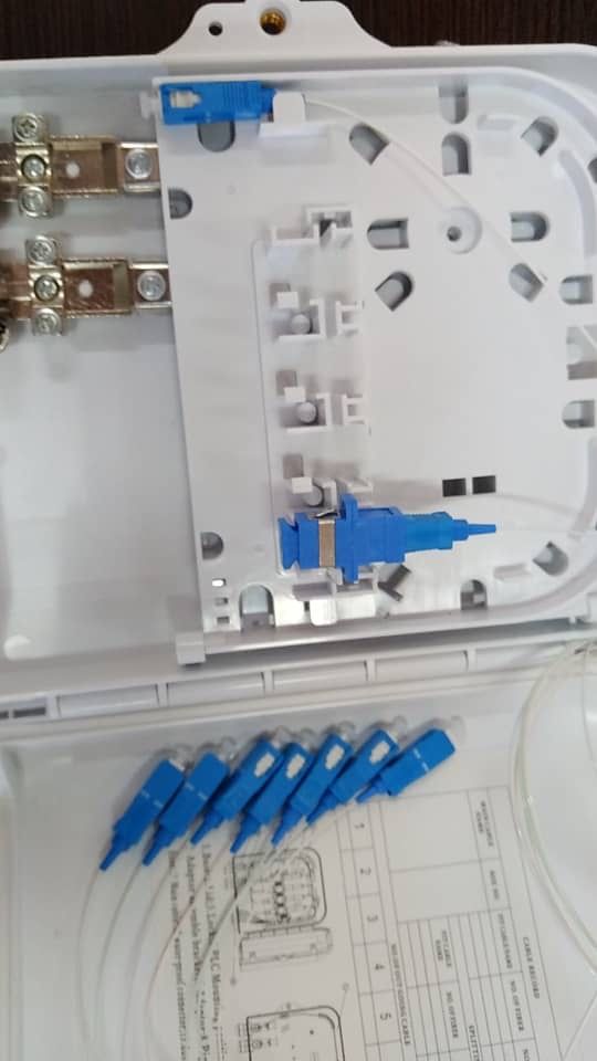 Gpon internet Optik tola uchun 1/8 Box 1/8 Splitter. Uztelekom