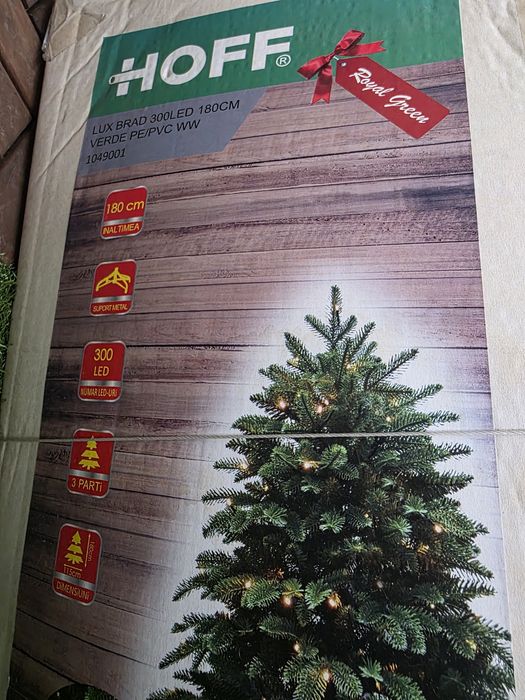 Brad artificial Hoff modular 180cm 300 led