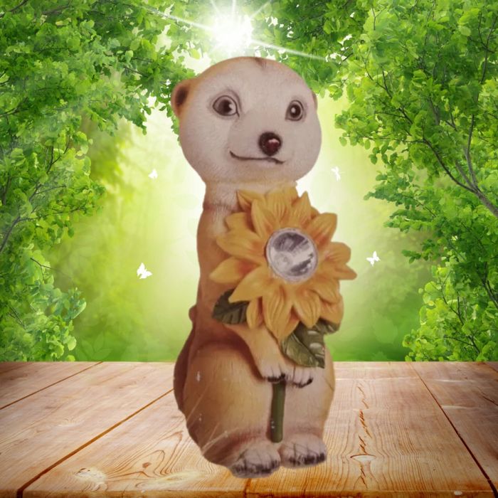 Соларна лампа Сурикат Градинско джудже Фигура Kristei