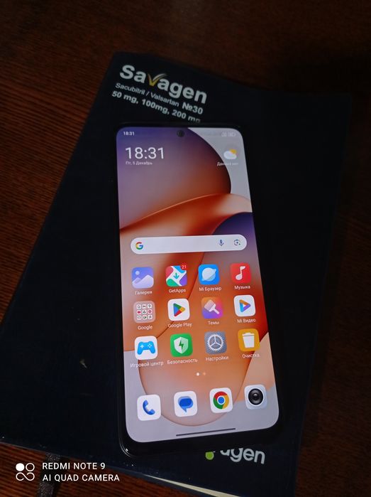 Срочно продается Redmi Note 12S Onyx Black 8GB RAM 256GB ROM