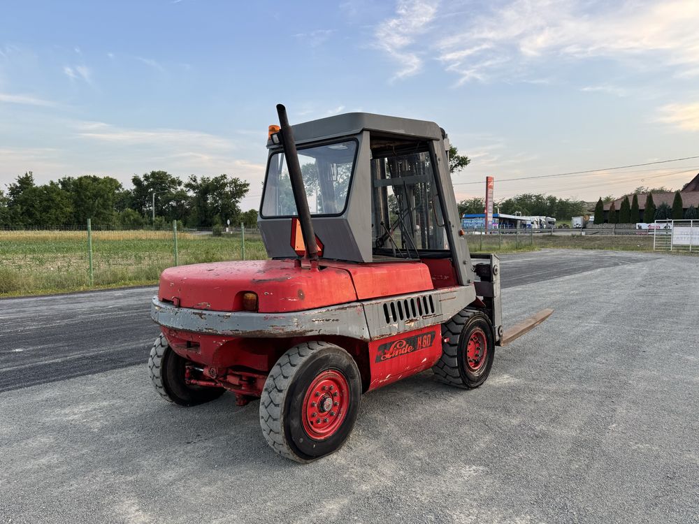 Stivuitor linde diesel ridica 6 tone stare impecabila de functionare