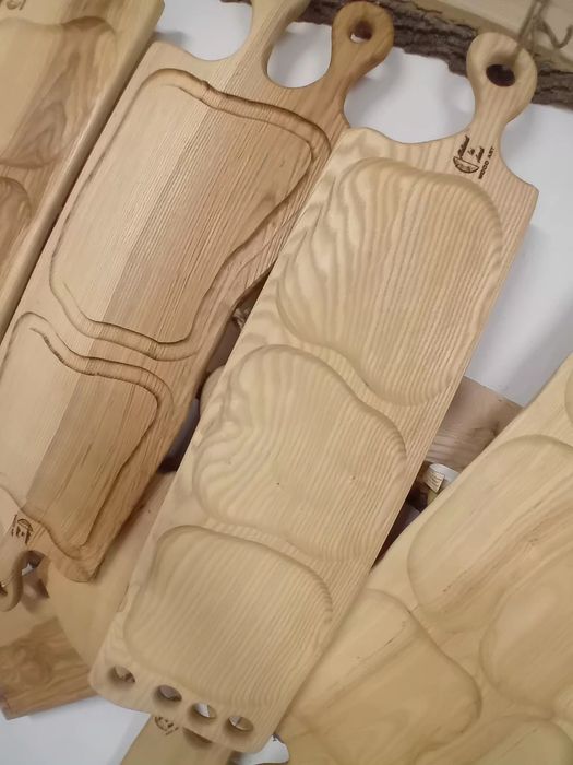 Platouri servire lemn masiv