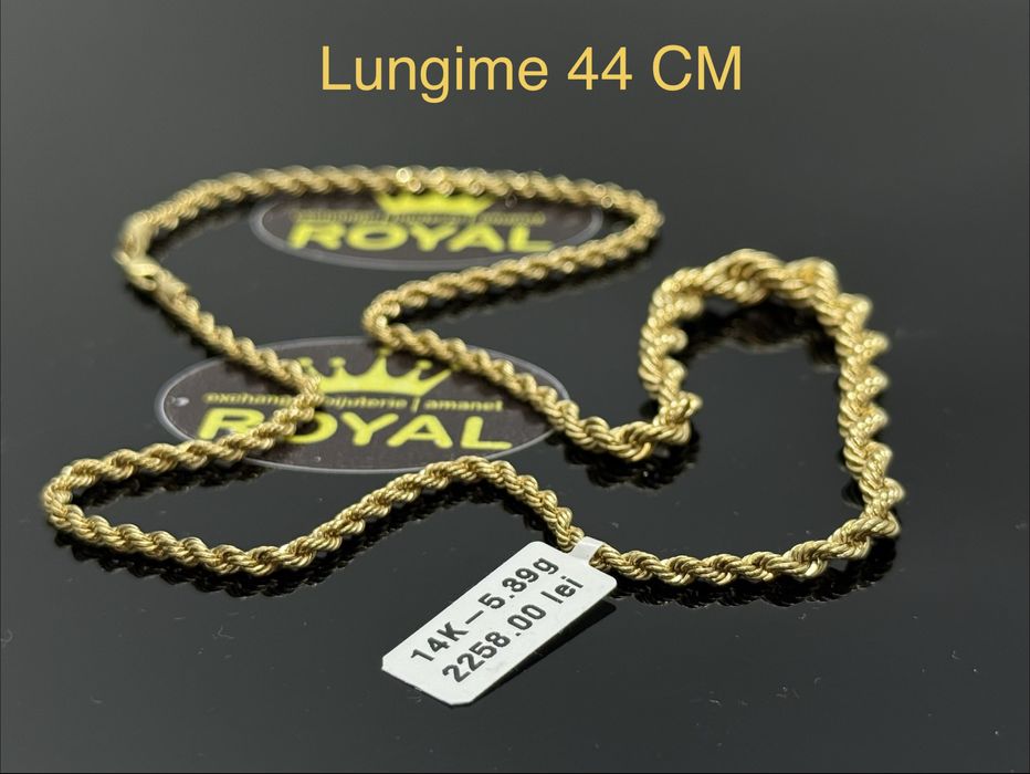 Bijuteria ROYAL : Lant AUR 14K / 5.39 GR