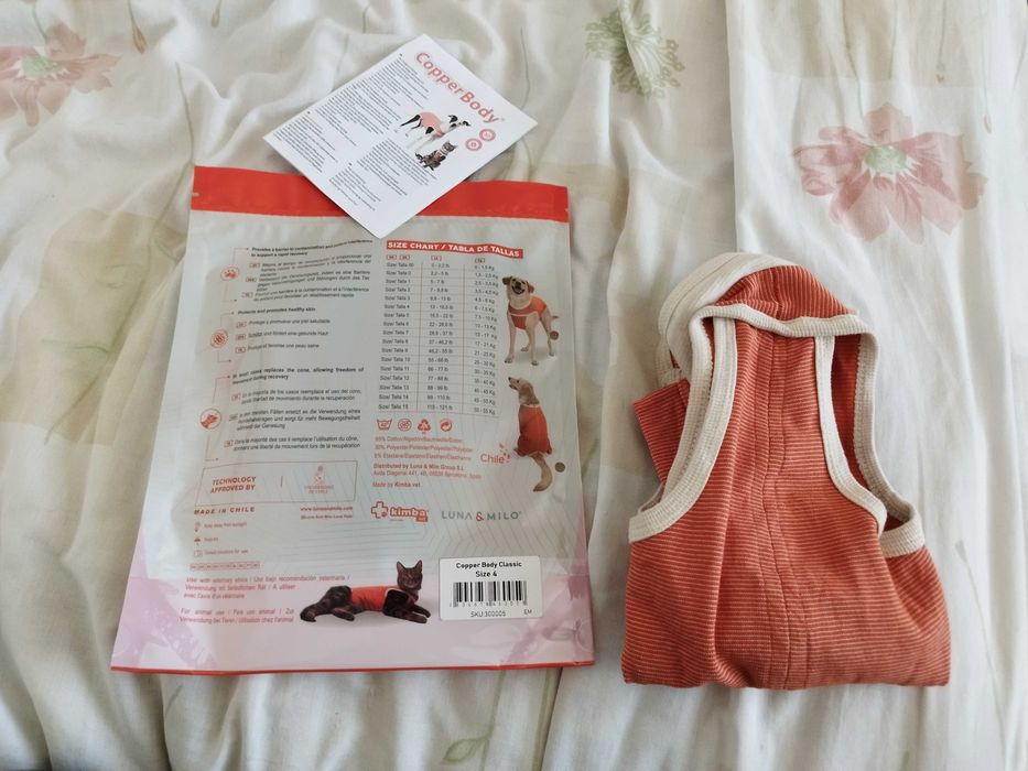 Дрешка за куче и котка -Copper body classic size 4 -6-7,5кг