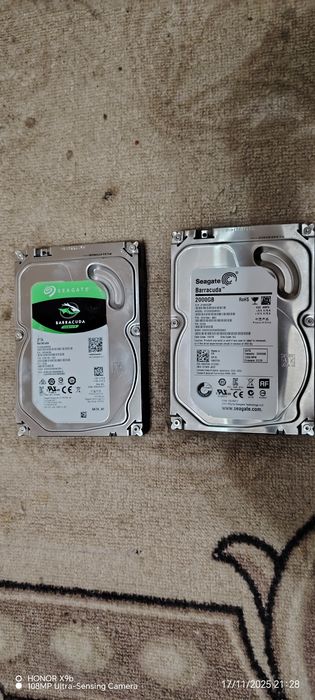 HDD на 2 Тб SATA- 2 штуки