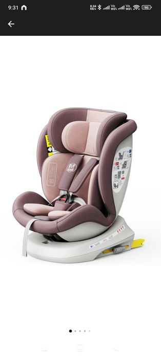 Scaun auto Tweety Plus iSize Buf Boof LightPurple cu isofix Rotativ 36
