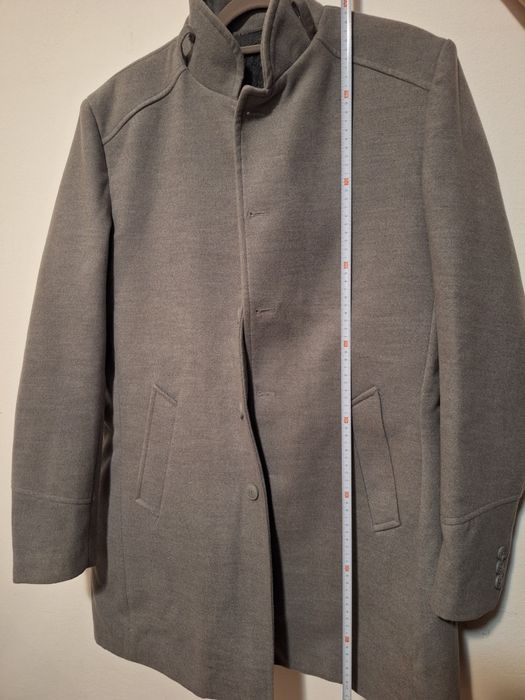 Palton de barbati gri marimea L