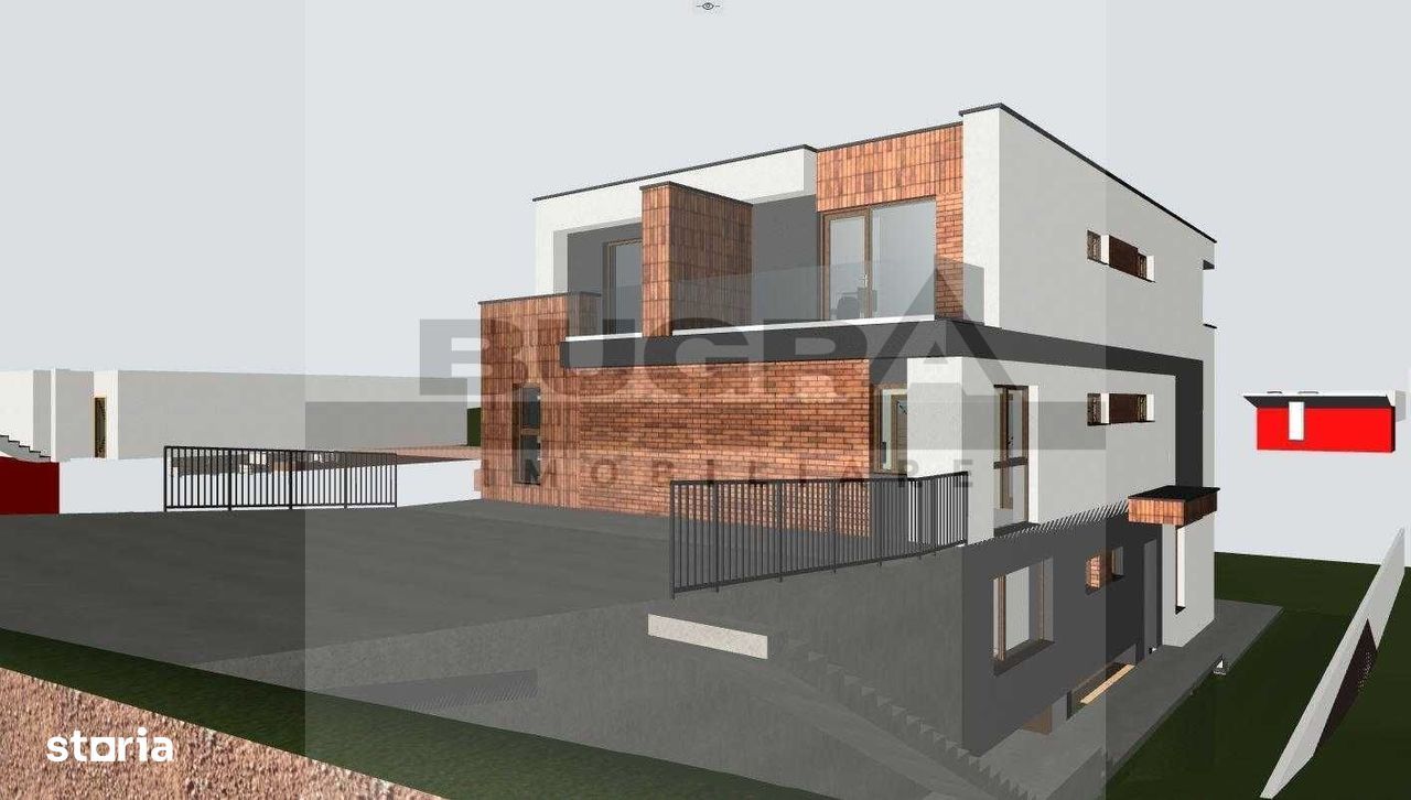 Casă modernă în duplex, 176 mp utili, 3 niveluri, zona strazii Oasului
