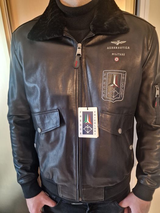 Geaca Piele Aeronautica Militare