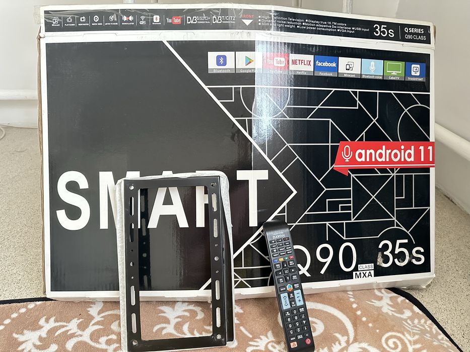 Продам смарт тв 42*72 +кронштейн, срочно почти новый 49000 тенге