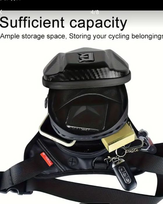 Geanta moto picior. impermeabil extensibi.