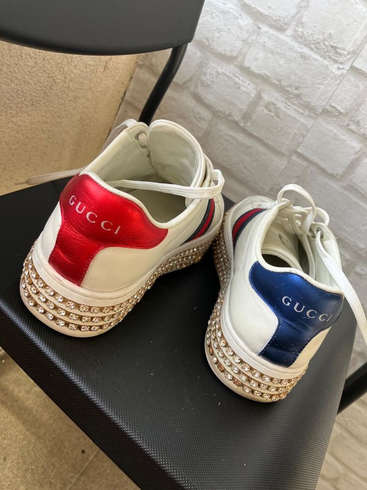 Adidași Gucci white Crystal 37