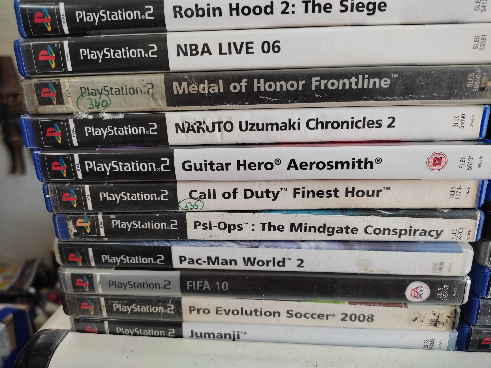 Лот 32 броя игри за пс2 sony playstation ps2