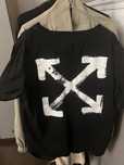 Tricou off white negru