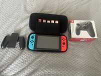 Nintendo Switch + Pro Controler + 5 игри