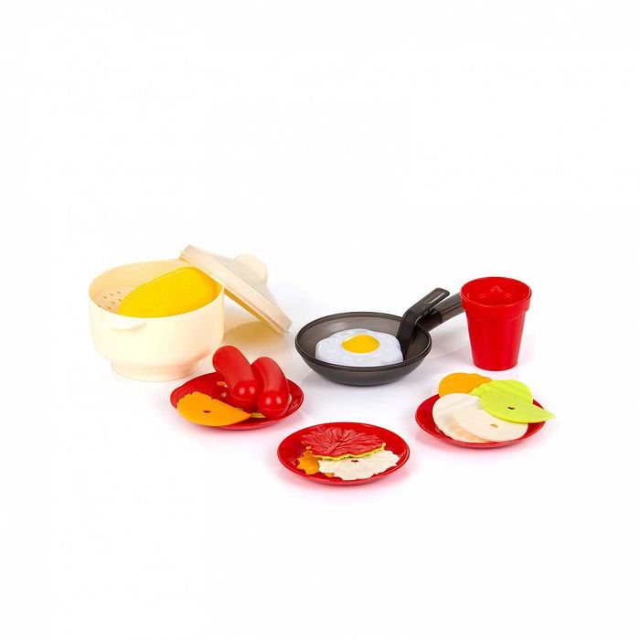 Голяма Детска кухня с пара и течаща вода 99см висока