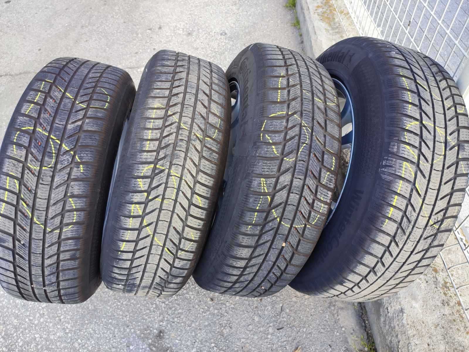 262 - 4бр. Алуминиеви джанти 17'' 5x108 с гуми 215/65R17 OpelGrandland