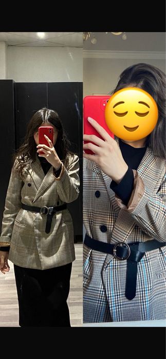 Женский пиджак свободного кроя