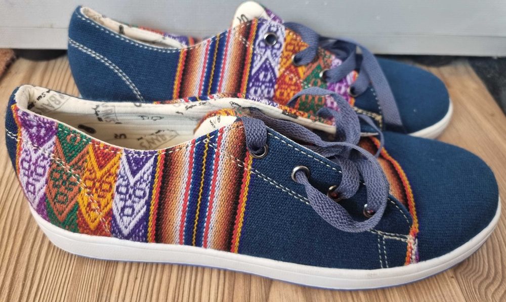 Tenisi casual 2025 cu tesatura homemade. Model unisex, Size 41-42