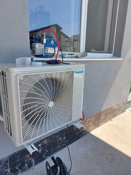 Instalare aer conditionat cu aspirator !