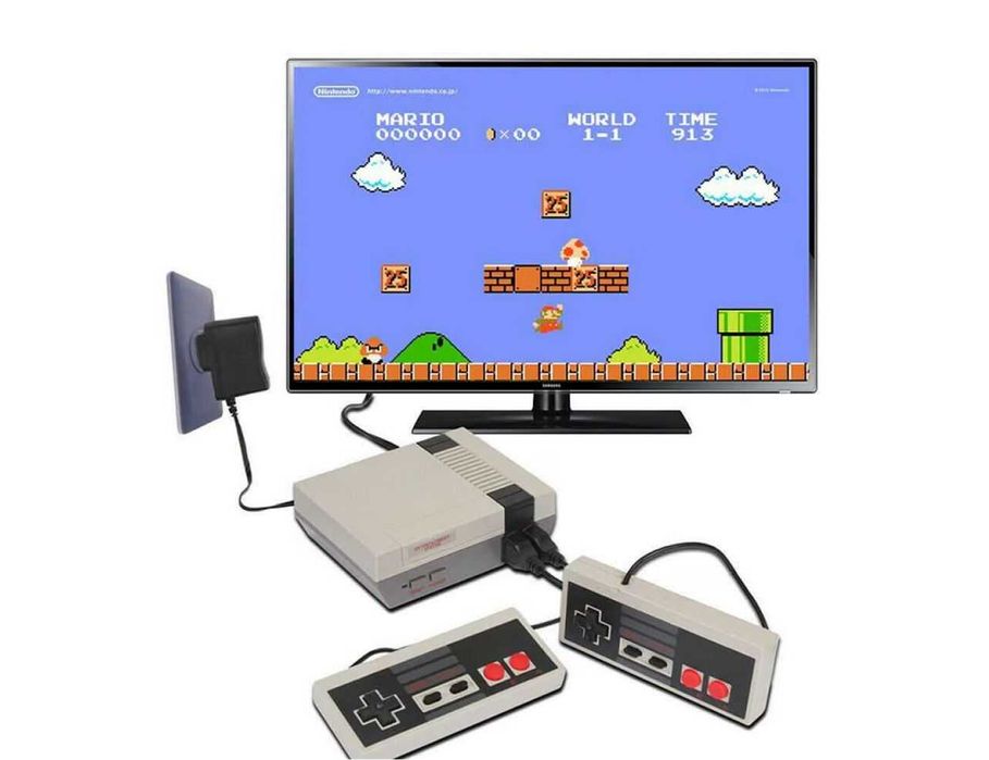 Ретро игрална конзола, 600 игри, Два джойстика