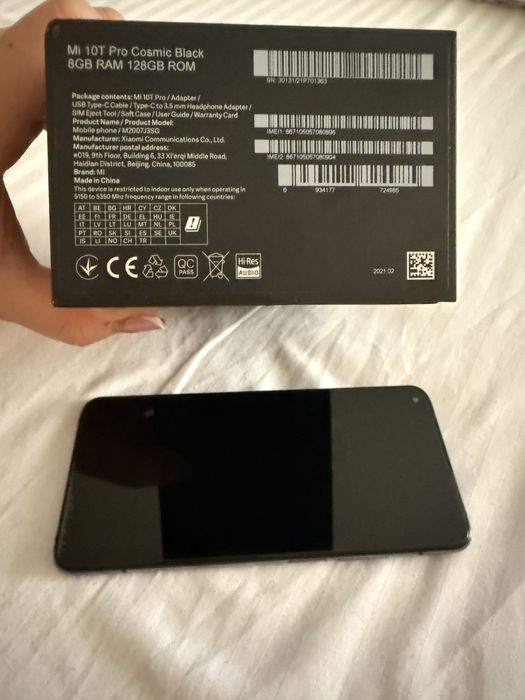 Xiaomi Mi 10T Pro 5G 8GB RAM / 128GB – Cosmic Black