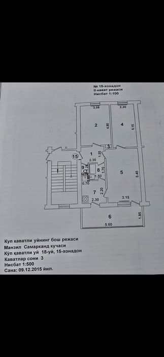 Продается квартира без ремонта. 3/2/3 на Цум.