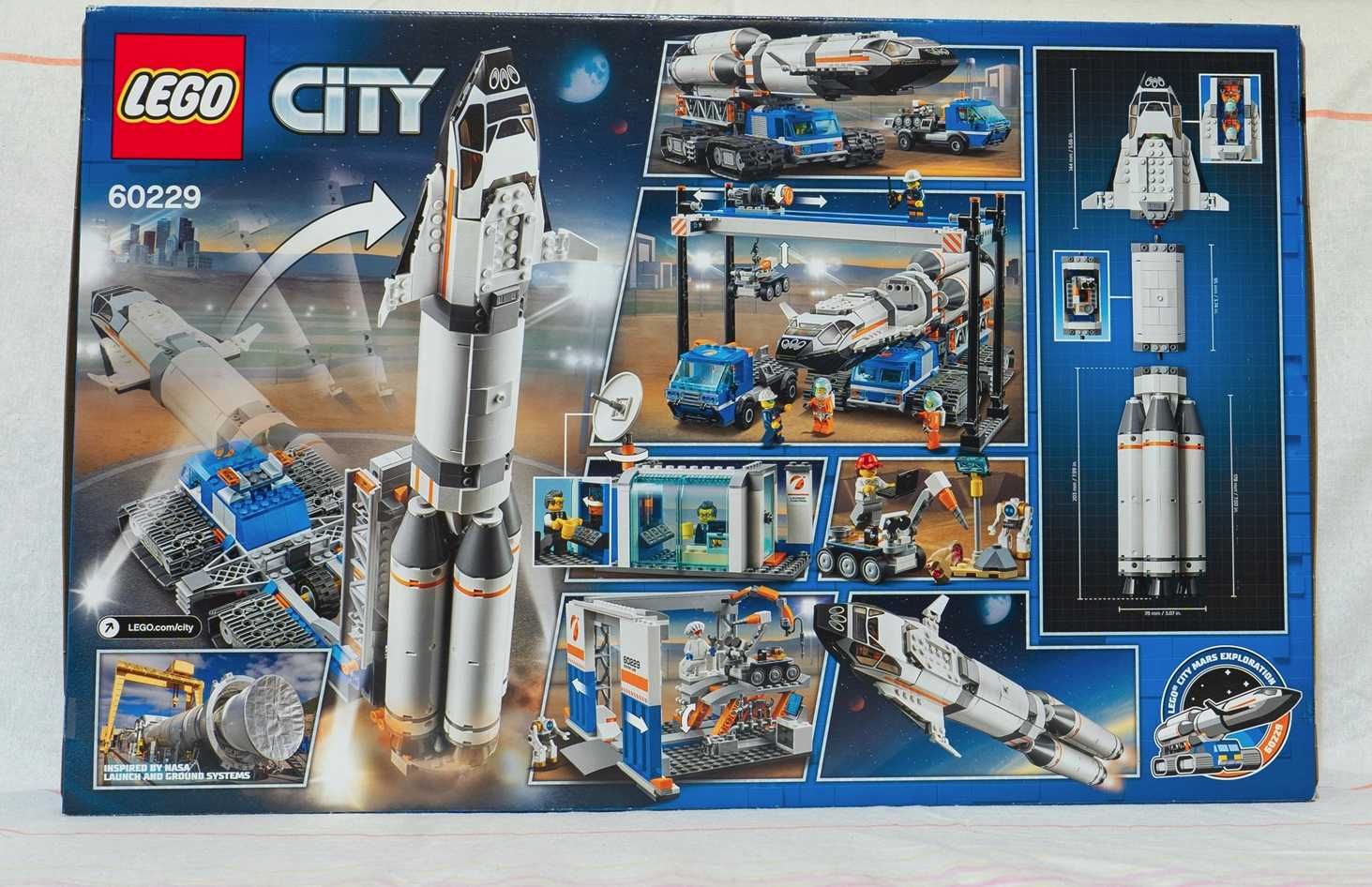 LEGO City - Asamblare si transport de racheta 60229 [Sigilat]