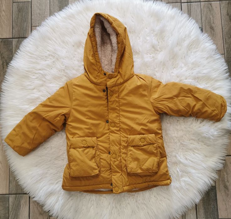 Geaca muștar copii 24- 30 luni