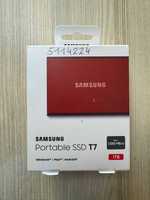 SSD Extern Samsung T7 1TB USB-C red