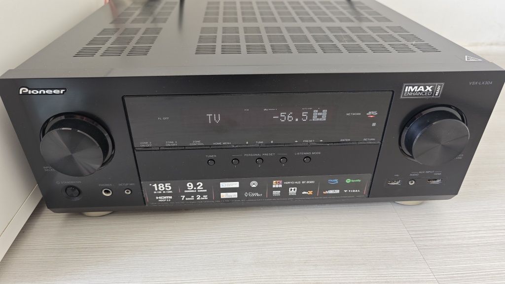 Receiver Pioneer VSX-LX304, Atmos, IMAX, 9 canale, 185 W/ch.