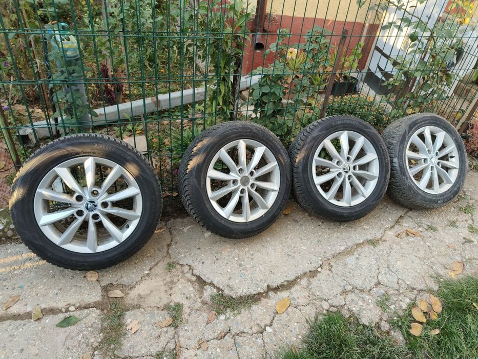 Jante Skoda R16+ anvelope allseason noi
