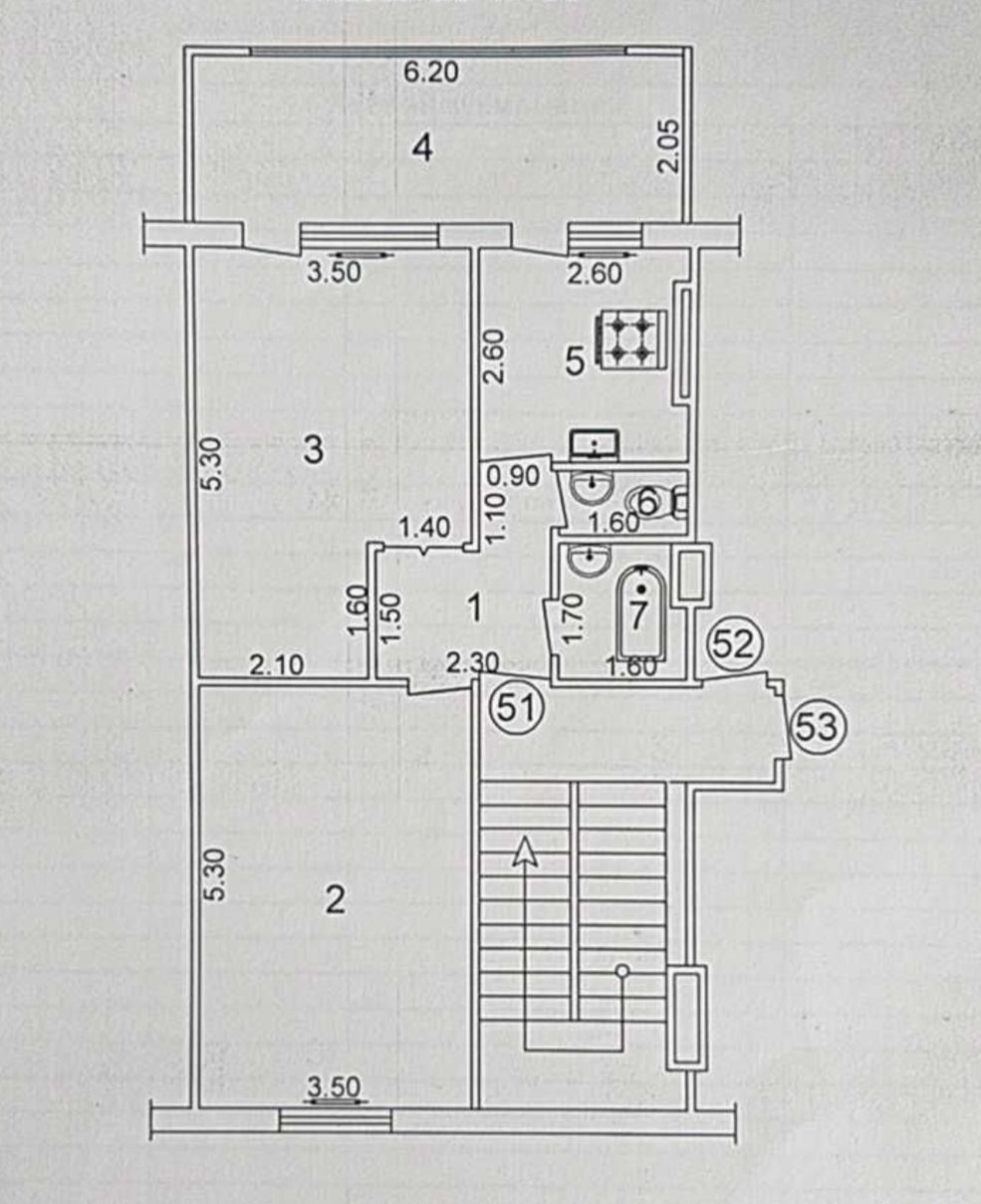 2-Комн. 62м². Улучшенка. Разделка. Феруза. Эко Базар. Чимган.