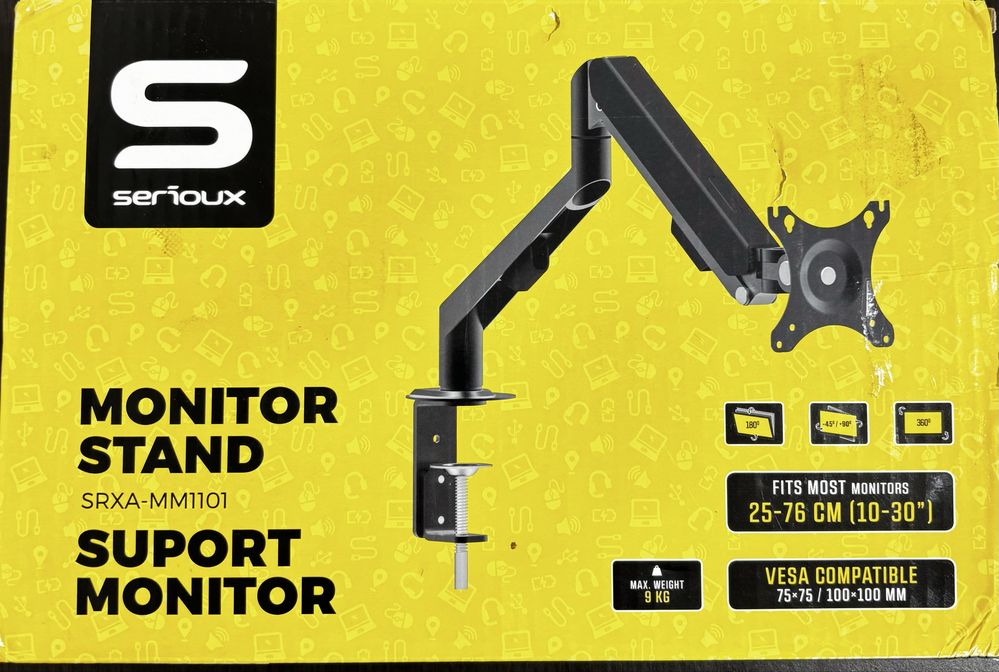 Suport monitor cu brat telescopic