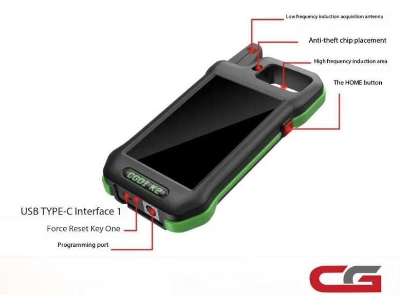 Programator chei auto CG CGDI K2 , WIFI – Gratuit ID48